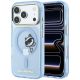 Etui Karl Lagerfeld Peekaboo Logo MagSafe na iPhone 18 Pro Max / 17 Pro Max - niebieskie