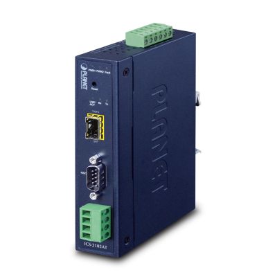 PLANET IP30 Industrial 1-Port serwer portów szeregowych