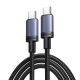 2. Kabel Ugreen USB-C do USB-C PD 240W 0,5m - czarny
