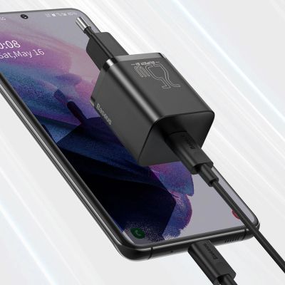 15. Baseus Super Si 1C szybka ładowarka USB Typ C 25W Power Delivery Quick Charge czarny (CCSP020101)