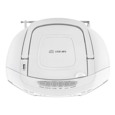15. Radioodtwarzacz JVC RC-E451W Boombox white