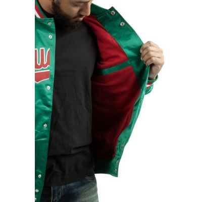 6. Kurtka Mitchell & Ness NBA Milwaukee Bucks Lightweight Jacket M STJKMG18013-MBUDKGN