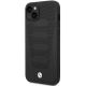 4. Etui BMW Leather Seats Pattern na iPhone 14 - czarne