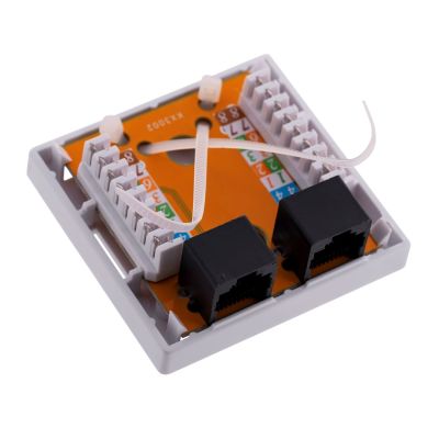 4. ALANTEC Gniazdo natynkowe UTP kat.6 2xRJ45
