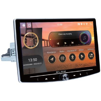3. Radio BLOW CP01 1DIN 10" Android/WiFi/GPS/CARPLAY OBROTOWE