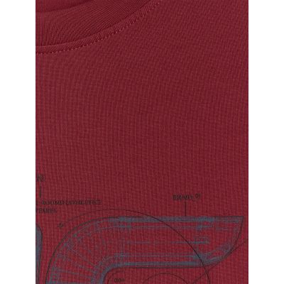 8. T-shirt regular z nadrukiem męski 4F 4FRSS26TTSHM3989-10S