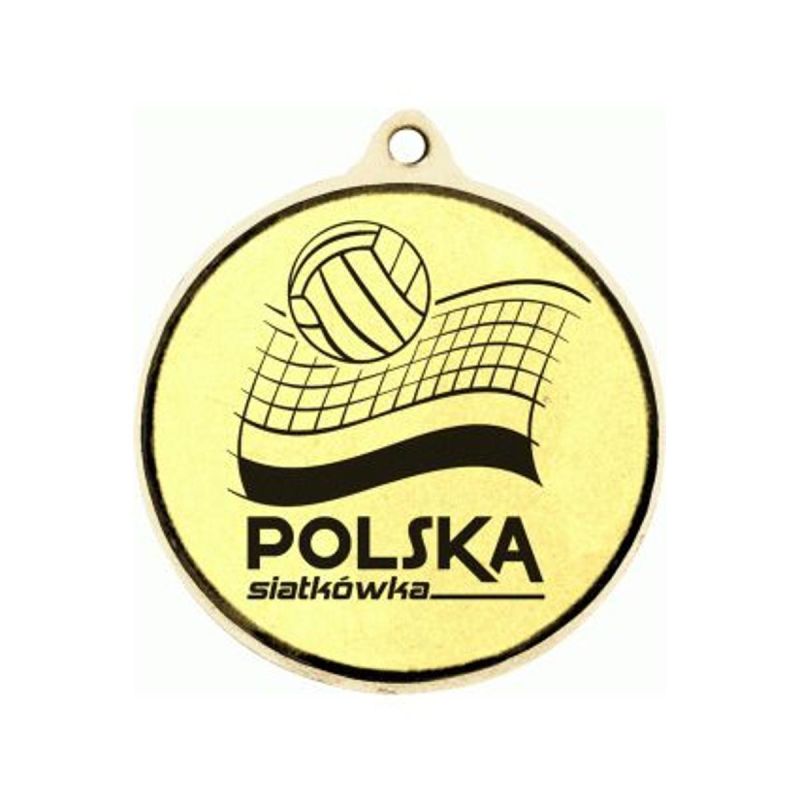 9. Medal złoty- biegi - medal stalowy grawerowany laserem- RMI