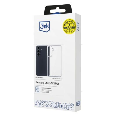 11. Etui 3mk Armor Case na Samsung Galaxy S26+ - przezroczyste