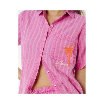 3. Szorty damskie RIP CURL Hotel Malibu Embroid Short różowe