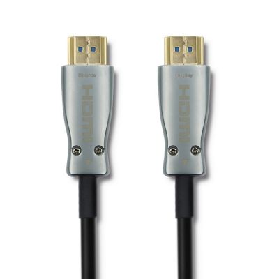 3. Qoltec 50474 kabel HDMI 30 m HDMI Typu A (Standard) Czarny, Srebrny