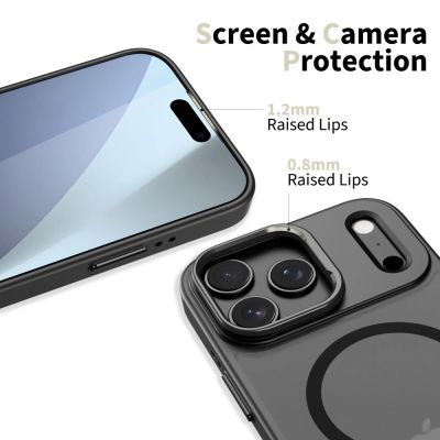 3. Etui Tech-Protect MagStand MagSafe na iPhone 17 Pro Max - czarny mat