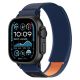 2. Pasek Tech-Protect Nylon Elite na Apple Watch 44 / 45 / 46 / 49 mm - granatowo-pomarańczowy
