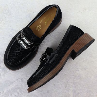 3. Skórzane półbuty damskie lordsy D&A S.Barski Premium Collection MR52-176