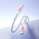 10. Kabel Joyroom S-A42 Crystal-Clear Series 60W USB-C - USB-C 1,2m - biały