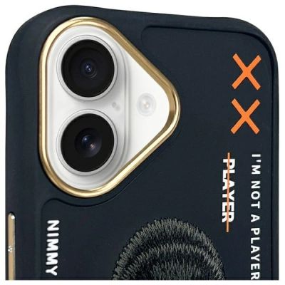 3. Etui Nimmy Cool&Cute 2.0 Monkey na iPhone 16 - czarne