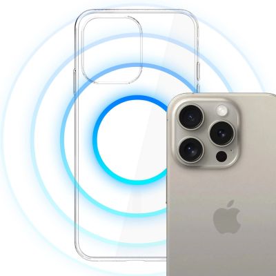 11. Etui 3mk Clear MagCase na Apple iPhone 15 Pro Max - przezroczyste