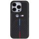 3. Etui BMW Stamped Tricolor Stripe na iPhone 15 Pro - czarne