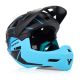 23. Kask rowerowy full-face Meteor Hydra M 55-58 cm czarny/niebieski
