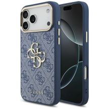 Etui Guess 4G Big 4G Classic Logo na iPhone 18 Pro Max / 17 Pro Max - niebiesko-złote