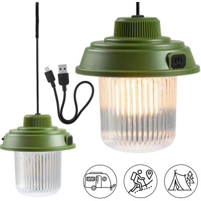 LATARKA LAMPA CAMPING USB 3 RODZAJE ŚWIATŁA REDCLIFFS KHAKY