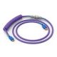 7. Glorious Gaming GLO-KB-ACC-CBL-COIL-NEB kabel klawiatury/myszy Fioletowy 1,4 m