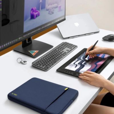 11. Torba Tech-Protect Defender na laptopa 13-14 - granatowa