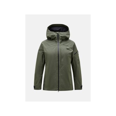 Kurtka narciarska Peak Performance W Alpine Gore-Tex 2L zielony