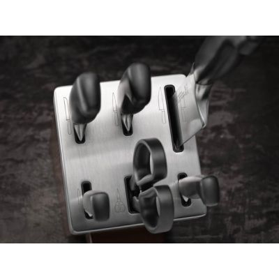 16. Zestaw noży samoostrzących ZWILLING Four Star 35145-007-0 7 elementów czarny