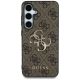 3. Etui Guess Big 4G Logo Classic Logo do Samsung Galaxy S25 brązowy
