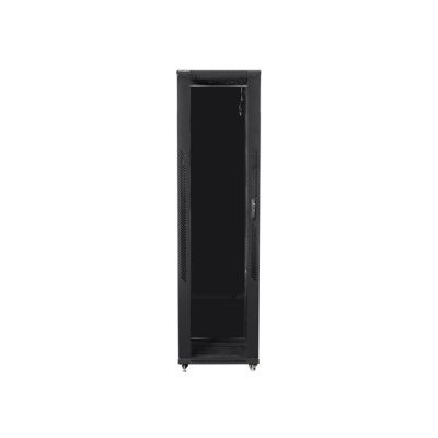 3. Szafa jednosekcyjna Lanberg FF01-8837-12B (37U; 19''; 1833 mm / 800mm / 800 mm; stojąca; Pełne, Szklane; 800 kg; kolor czarny)