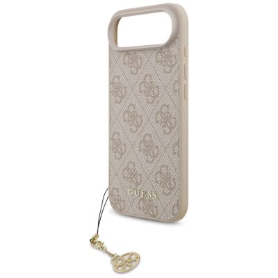 5. Etui Guess 4G Charms Collection MagSafe na iPhone Air - różowe