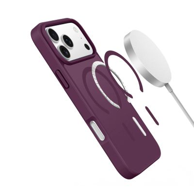 7. Etui Dux Ducis Yind na iPhone 18 Pro Max / 17 Pro Max kompatybilne z MagSafe - wiśniowe