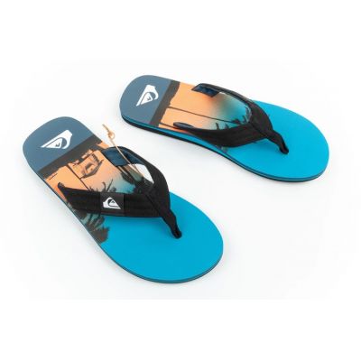 8. Quiksilver Molokai  klapki japonki męskie modne wygodne na plaże