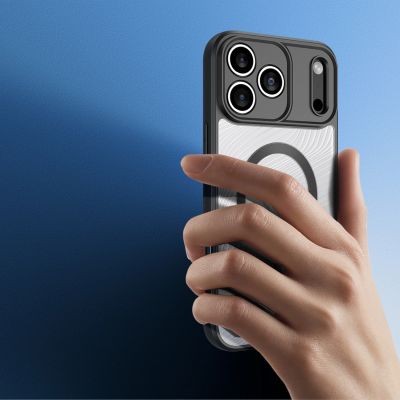 5. Etui Dux Ducis AIMO Mag na iPhone 17 Pro Max kompatybilne z MagSafe - czarne