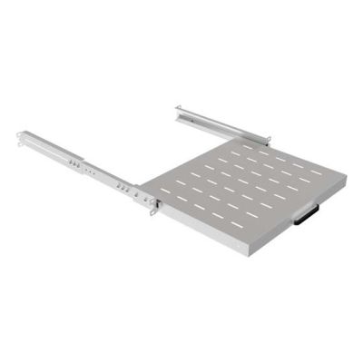 2. LANBERG WYSUWANA PÓŁKA DO SZAF RACK 19" 350MM SZARA (1U/445X350MM UDŹWIG DO 35KG, MONTAŻ 4PUNKTOWY)