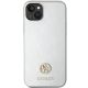 3. Etui Guess Strass Metal Logo do iPhone 15 Plus - srebrne