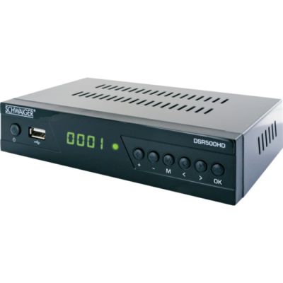3. Schwaiger DSR500HD set-top box (dekoder STB) Kabel. Full HD Czarny