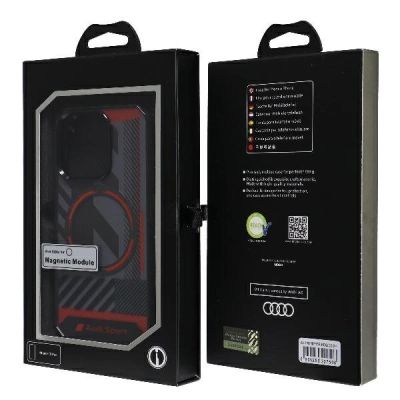 7. Etui Audi IML Sport MagSafe Case na iPhone 15 Pro 6.1" - czarne