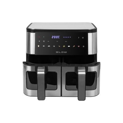 9. AIR FRYER frytkownica beztłuszczowa BLOW 2500W 9L dwukomorowa