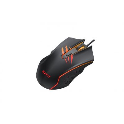 4. Mysz gamingowa Havit MS1027 (czarny)