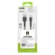 2. Kabel SBS TECABLEMICROC15K USB-A - USB-C 1,5m - czarny