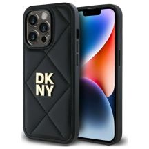 Etui DKNY Quilted Stack Logo na iPhone 14 Pro Max - czarne