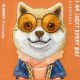 6. Etui Nimmy Glasses Cool Dog na iPhone 17 Pro - pomarańczowe