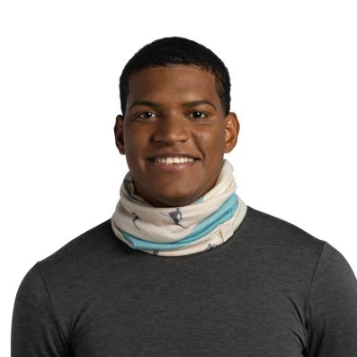 4. Buff Merino Lightweight Tube Scarf 13885493710 Szare One size