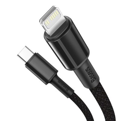 3. Kabel Baseus CATLGD-A01 Lightning - USB-C PD 20W 480Mb/s 2m - czarny