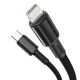 3. Kabel Baseus CATLGD-A01 Lightning - USB-C PD 20W 480Mb/s 2m - czarny