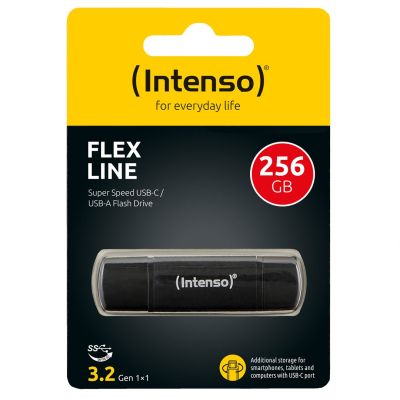 2. Intenso 3544492 pamięć USB 256 GB USB Type-A / USB Type-C 3.2 Gen 1 (3.1 Gen 1) Czarny