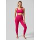 5. Legginsy CASALL Scallop High Waist Seamless Tights różowy