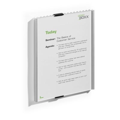 Durable Info Sign Akrylowy, Aluminium Srebrny