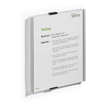 Durable Info Sign Akrylowy, Aluminium Srebrny
